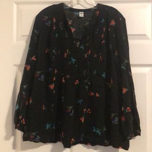 Bell sleeve blouse